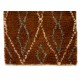 Brown, Beige & Gray Natural wool colors, MOROCCAN Berber Beni Ourain Design Rug, HANDMADE, 100% Wool