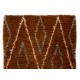 Brown, Beige & Gray Natural wool colors, MOROCCAN Berber Beni Ourain Design Rug, HANDMADE, 100% Wool