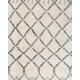 Beige MOROCCAN Berber Beni Ourain Design Rug with black patterns, HANDMADE, 100% Wool, Tribal Rug, Moroccan rug, Beni Ourain Rug, Berberi Rug