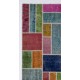 3' x 22' Multi-Color Patchwork Runner Rug
