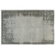Light Blue Over-Dyed Vintage Handmade Turkish Rug, Authentic Home Decor Carpet. 5.8 x 8.4 Ft (175 x 255 cm)