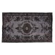 Gray Over-Dyed Rug for Modern Interiors. Mid-Century Vintage Turkish Carpet. 5.8 x 9.5 Ft (175 x 287 cm)