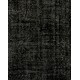 Black Over-Dyed Vintage Handmade Turkish Area Rug, Great 4 Modern Interiors. 6 x 8.8 Ft (180 x 266 cm)