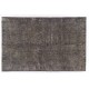 Gray Over-Dyed Rug for Modern Interiors. Handmade Vintage Turkish Carpet. 6.3 x 9.8 Ft (190 x 298 cm)