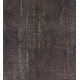 Contemporary Gray Over-Dyed Handmade Turkish Area Rug with Medallion Design. 6.9 x 11 Ft (208 x 335 cm)