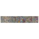 Abstract Design Handmade Turkish Runner Rug. Brand New Corridor Carpet. 3 x 16.3 Ft (90 x 495 cm)