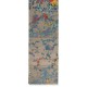 Abstract Design Handmade Turkish Runner Rug. Brand New Corridor Carpet. 3 x 16.3 Ft (90 x 495 cm)