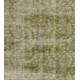Distressed Light Green Overdyed Rug for Modern Home & Office. Hand-Knotted Vintage Turkish Carpet. 5.6 x 8.7 Ft (170 x 263 cm)