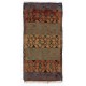Double Sided Vintage Handmade Kilim from Turkey, Geometric Pattern Wool Rug. 3.5 x 6.2 Ft (105 x 187 cm)