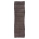 Striped Vintage Handwoven Kilim Runner. Turkish Wool Hallway Runner. 3.6 x 11.9 Ft (109 x 360 cm)