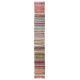Narrow and Long Vintage Turkish Striped Cotton Runner Kilim "Flat-Weave" for Hallway Decor. 3.7 x 24.6 Ft (110 x 747 cm)