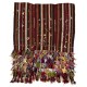 Multicolored Vintage Turkish Kilim, Handmade Wall Hanging. 4 x 4.6 Ft (122 x 140 cm)