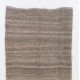 Vintage Striped Wool Kilim from Turkey. Handmade Double Sided Hallway Runner. 4.2 x 13.5 Ft (127 x 410 cm)
