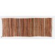 Nomadic Handwoven Vintage Turkish Wool Kilim. Striped Double Sided Hallway Runner. 4.6 x 11.4 Ft (138 x 347 cm)