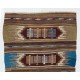 Handwoven Turkish Kilim Made of Wool, Vintage Stiped & Geometric Pattern Rug. 4.7 x 7.7 Ft (142 x 233 cm)