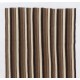 Turkish Vintage Kilim with Vertical Bands, Cream and Brown Colors Rug Made of %100 Natural Un-Dyed Wool. 4.7 x 9.2 Ft (143 x 278 cm)