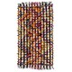 Handmade Turkish Kilim Rug with Colorful Poms. Tribal Style Bed Cover & Wall Hanging. 4.8 x 9 Ft (144 x 277 cm)