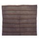 Handwoven Double Sided Vintage Anatolian Wool Kilim "Flat-weave" with Stiped Design. 4.9 x 8.4 Ft (148 x 256 cm)