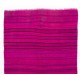Handwoven Double Sided Vintage Anatolian Wool Kilim "Flat-weave" with Stiped Design. 4.9 x 8.5 Ft (148 x 258 cm)