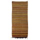 Handwoven Vintage Turkish Wool Runner Kilim for Hallway Decor. 5 x 11.2 Ft (152 x 340 cm)