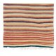 Vintage Handwoven Anatolian Kilim Rug, 100% Wool Flat-Weave Floor Covering. 5 x 8.4 Ft (153 x 255 cm)