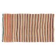 Vintage Handwoven Anatolian Kilim Rug, 100% Wool Flat-Weave Floor Covering. 5 x 8.4 Ft (153 x 255 cm)