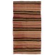 Vintage Striped Handwoven Anatolian Kilim Rug for Home & Office Decor, 100% Wool. 5 x 9.6 Ft (155 x 290 cm)