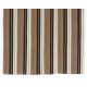 Authentic Handmade Turkish Kilim (Flat-Weave) with Vertical Bands, 100% Wool. 5.2 x 8.3 Ft (157 x 250 cm)