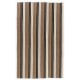 Authentic Handmade Turkish Kilim (Flat-Weave) with Vertical Bands, 100% Wool. 5.2 x 8.3 Ft (157 x 250 cm)
