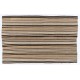 Authentic Handmade Turkish Kilim (Flat-Weave) with Vertical Bands, 100% Wool. 5.2 x 7.8 Ft (158 x 237 cm)