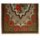 Bessarabian Vintage Hand-Woven Moldovian Wool Kilim, Unique Floral Pattern 50 years old Kilim Rug. 5.3 x 8.6 Ft (160 x 262 cm)