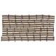 Nomadic Handwoven Turkish Kilim, Striped Vintage Rug with Cotton Colorful Poms. 5.5 x 10.8 Ft (167 x 327 cm)