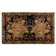 Bessarabian Vintage Hand-Woven Moldovian Wool Kilim, Unique Floral Pattern 50 years old Kilim Rug. 5.6 x 9.3 Ft (170 x 282 cm)