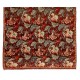 Bessarabian Vintage Hand-Woven Moldovian Wool Kilim, Unique Floral Pattern 50 years old Kilim Rug. 5.7 x 9.5 Ft (172 x 289 cm)