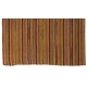 Handwoven Vintage Anatolian Kilim (Flat-weave) with Vertical Bands, 100% Wool. 6.2 x 7.2 Ft (188 x 217 cm)