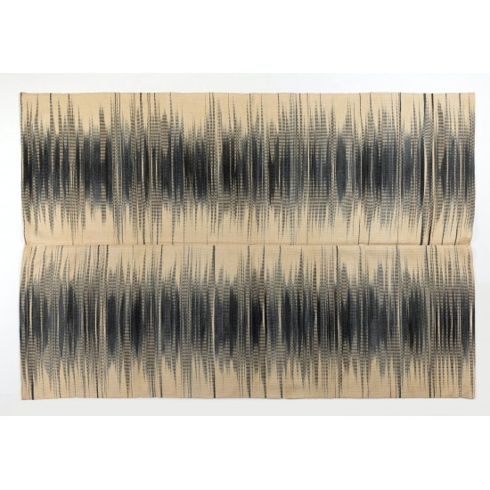 Contemporary Turkish Double Sided Kilim Rug, New Handmade Wool Kilim for Modern Interiors. 6.5 x 9.3 Ft (198 x 283 cm)