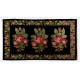 Bessarabian Vintage Hand-Woven Moldovian Wool Kilim, Unique Floral Pattern 50 years old Kilim Rug. 6.5 x 11.2 Ft (198 x 339 cm)