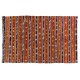 Handwoven Vintage Turkish Kilim Made of Natural Natural Brown and Beige Wool. 6.6 x 10 Ft (200 x 306 cm)