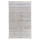 Large Vintage Banded Kilim (Reversible), Handwoven Rug from Turkey. 6.9 x 11 Ft (210 x 335 cm)