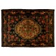 Decorative Bessarabian Hand-Woven Floral Pattern Moldovian Kilim, One-of-a-Kind Vintage Wool Rug. 7.2 x 9.7 Ft (217 x 295 cm)