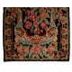 Bessarabian Vintage Hand-Woven Moldovian Wool Kilim, Unique Floral Pattern 50 years old Kilim Rug. 7.3 x 11.8 Ft (220 x 358 cm)
