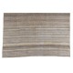Traditional 1975s Hand-Woven Turkish Kilim Rug. Hemp & Goat Hair Floor Covering. 7.8 x 10.2 Ft (235 x 310 cm)