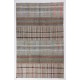 Authentic Vintage Handmade Cotton and Goat Wool Nomadic Kilim Rug. 7.8 x 12.3 Ft (237 x 372 cm)