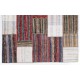 Turkish Patchwork Kilim Rug from Turkey, Custom Options Available. 8 x 10 Ft (245 x 305 cm)