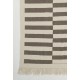 Natural Un-dyed Wool Kilim, Modern Flat-Weave Kilim Rug. Custom Options Available. 8 x 10.7 Ft (238 x 325 cm)
