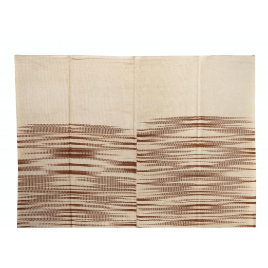 Contemporary Turkish Double Sided Kilim Rug, New Handmade Wool Kilim for Modern Interiors. 9.6 x 12.7 Ft (290 x 385 cm)