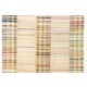 Large Vintage Banded Kilim (Reversible), Handwoven Turkish Kilim Rug. 9.9 x 13.7 Ft (300 x 415 cm)