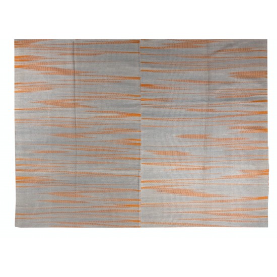 Contemporary Turkish Double Sided Kilim Rug, New Handmade Wool Kilim for Modern Interiors. 9.9 x 16.7 Ft (300 x 506 cm)