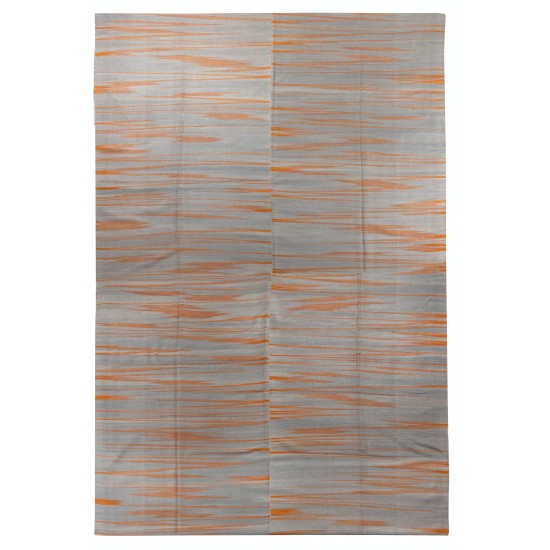 Contemporary Turkish Double Sided Kilim Rug, New Handmade Wool Kilim for Modern Interiors. 9.9 x 16.7 Ft (300 x 506 cm)