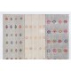 Oversize Handwoven Vintage Cotton and Goat Hair Turkish Kilim with Colorful Flowers. 10.5 x 14.4 Ft (320 x 436 cm)